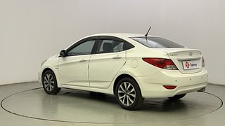 Used 2014 Hyundai Verna [2011-2015] Fluidic 1.6 VTVT SX Opt AT Petrol Automatic exterior LEFT REAR CORNER VIEW