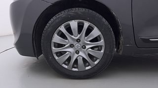 Used 2018 Maruti Suzuki Baleno [2015-2019] Zeta AT Petrol Petrol Automatic tyres LEFT FRONT TYRE RIM VIEW