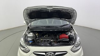 Used 2014 Hyundai Verna [2011-2015] Fluidic 1.6 VTVT SX Opt AT Petrol Automatic engine ENGINE & BONNET OPEN FRONT VIEW