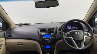 Used 2014 Hyundai Verna [2011-2015] Fluidic 1.6 VTVT SX Opt AT Petrol Automatic interior DASHBOARD VIEW