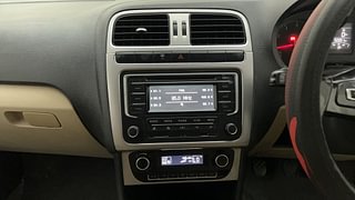 Used 2015 Volkswagen Polo [2015-2019] Highline1.2L (P) Petrol Manual interior MUSIC SYSTEM & AC CONTROL VIEW