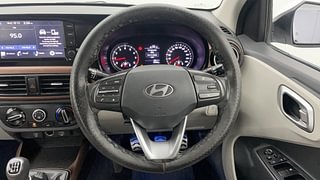 Used 2023 Hyundai Aura SX 1.2 CNG Petrol+cng Manual interior STEERING VIEW