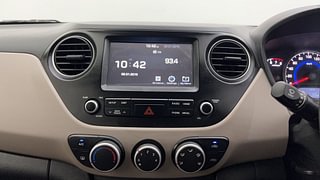 Used 2019 Hyundai Grand i10 [2017-2020] Sportz 1.2 Kappa VTVT CNG (Outside Fitted) Petrol+cng Manual interior MUSIC SYSTEM & AC CONTROL VIEW