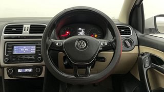 Used 2015 Volkswagen Polo [2015-2019] Highline1.2L (P) Petrol Manual interior STEERING VIEW