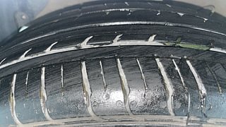 Used 2023 Hyundai Aura SX 1.2 CNG Petrol+cng Manual tyres LEFT FRONT TYRE TREAD VIEW