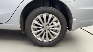 Used 2022 Maruti Suzuki Ciaz Zeta AT Petrol Petrol Automatic tyres LEFT REAR TYRE RIM VIEW