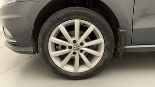 Used 2018 Volkswagen Ameo [2016-2020] Highline1.2L Plus (P) Petrol Manual tyres LEFT FRONT TYRE RIM VIEW