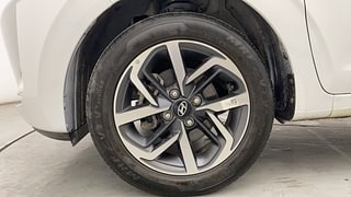 Used 2022 Hyundai Grand i10 Nios Sportz 1.0 Turbo GDI Petrol Manual tyres LEFT FRONT TYRE RIM VIEW