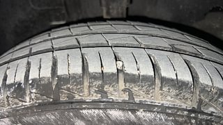 Used 2023 Renault Kwid CLIMBER 1.0 AMT Dual Tone Petrol Automatic tyres LEFT FRONT TYRE TREAD VIEW