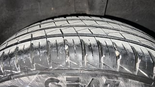 Used 2023 Renault Kwid CLIMBER 1.0 AMT Dual Tone Petrol Automatic tyres LEFT REAR TYRE TREAD VIEW