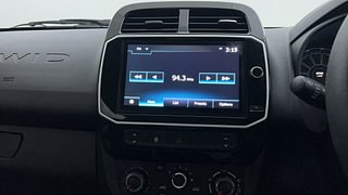 Used 2023 Renault Kwid CLIMBER 1.0 AMT Dual Tone Petrol Automatic interior MUSIC SYSTEM & AC CONTROL VIEW