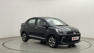 Used 2023 Hyundai Aura SX Plus 1.2 AMT Petrol Petrol Automatic exterior RIGHT FRONT CORNER VIEW