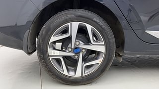 Used 2023 Hyundai Aura SX Plus 1.2 AMT Petrol Petrol Automatic tyres RIGHT REAR TYRE RIM VIEW