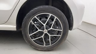 Used 2012 Volkswagen Polo [2010-2014] Trendline 1.2L (P) Petrol Manual tyres LEFT REAR TYRE RIM VIEW