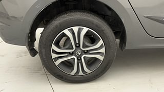 Used 2022 Tata Tigor Revotron XZ+ CNG Petrol+cng Manual tyres RIGHT REAR TYRE RIM VIEW