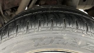 Used 2017 Mahindra KUV100 [2015-2017] K6 6 STR Petrol Manual tyres LEFT REAR TYRE TREAD VIEW