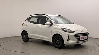 Used 2021 Hyundai Grand i10 Nios Sportz 1.2 Kappa VTVT Petrol Manual exterior RIGHT FRONT CORNER VIEW