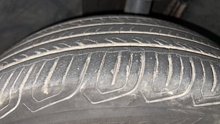 Used 2021 Skoda Kushaq Ambition 1.0L TSI AT Petrol Automatic tyres LEFT FRONT TYRE TREAD VIEW