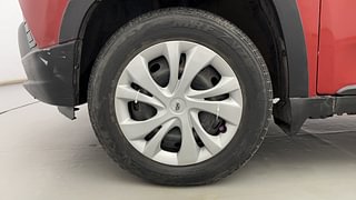 Used 2017 Mahindra KUV100 [2015-2017] K6 6 STR Petrol Manual tyres LEFT FRONT TYRE RIM VIEW