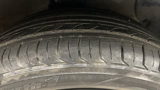 Used 2013 Hyundai Grand i10 Sportz 1.2 Kappa VTVT Petrol Manual tyres RIGHT FRONT TYRE TREAD VIEW