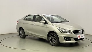 Used 2018 maruti-suzuki Ciaz Alpha Petrol Petrol Manual exterior RIGHT FRONT CORNER VIEW