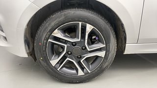 Used 2021 Tata Tiago Revotron XZ Plus Petrol Manual tyres LEFT FRONT TYRE RIM VIEW