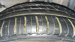 Used 2021 Tata Tiago Revotron XZ Plus Petrol Manual tyres LEFT REAR TYRE TREAD VIEW