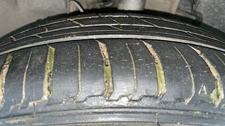 Used 2021 Tata Tiago Revotron XZ Plus Petrol Manual tyres LEFT FRONT TYRE TREAD VIEW