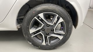 Used 2021 Tata Tiago Revotron XZ Plus Petrol Manual tyres LEFT REAR TYRE RIM VIEW