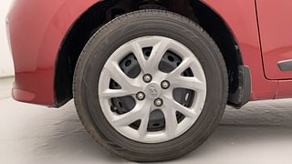 Used 2018 Hyundai Grand i10 [2017-2020] Sportz (O) 1.2 kappa VTVT Petrol Manual tyres LEFT FRONT TYRE RIM VIEW