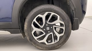 Used 2023 Maruti Suzuki Fronx Alpha 1.0L Turbo MT Petrol Manual tyres LEFT REAR TYRE RIM VIEW