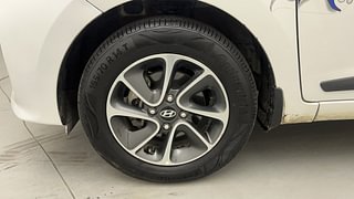 Used 2018 Hyundai Grand i10 [2017-2020] Asta 1.2 Kappa VTVT Petrol Manual tyres LEFT FRONT TYRE RIM VIEW