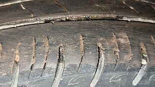 Used 2020 Mahindra XUV 300 W8 (O) Diesel Diesel Manual tyres LEFT REAR TYRE TREAD VIEW