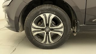Used 2022 Tata Tiago Revotron XZ Plus CNG Petrol+cng Manual tyres LEFT FRONT TYRE RIM VIEW