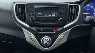 Used 2017 Maruti Suzuki Baleno [2015-2019] Zeta Petrol Petrol Manual interior MUSIC SYSTEM & AC CONTROL VIEW