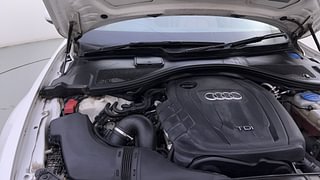 Used 2015 Audi A6 [2011-2015] 2.0 TDI Premium Diesel Automatic engine ENGINE RIGHT SIDE HINGE & APRON VIEW