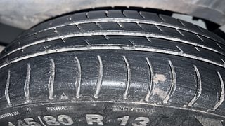 Used 2013 Maruti Suzuki Wagon R 1.0 [2010-2013] LXi CNG Petrol+cng Manual tyres LEFT REAR TYRE TREAD VIEW
