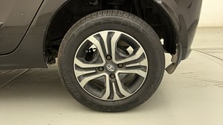 Used 2022 Tata Tiago Revotron XZ Plus CNG Petrol+cng Manual tyres LEFT REAR TYRE RIM VIEW