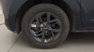 Used 2022 Hyundai Grand i10 Nios Sportz AMT 1.2 Kappa VTVT Petrol Automatic tyres LEFT FRONT TYRE RIM VIEW