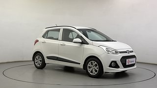 Used 2015 Hyundai Grand i10 [2013-2017] Sportz 1.2 Kappa VTVT Petrol Manual exterior RIGHT FRONT CORNER VIEW