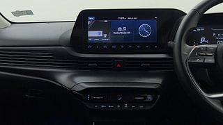 Used 2021 Hyundai New i20 Asta (O) 1.0 Turbo DCT Petrol Automatic interior MUSIC SYSTEM & AC CONTROL VIEW