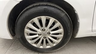 Used 2022 Maruti Suzuki Ciaz Zeta Petrol Petrol Manual tyres LEFT FRONT TYRE RIM VIEW