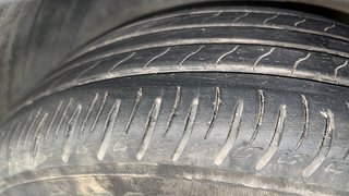 Used 2023 Kia Sonet GTX Plus 1.5 AT Diesel Automatic tyres LEFT FRONT TYRE TREAD VIEW