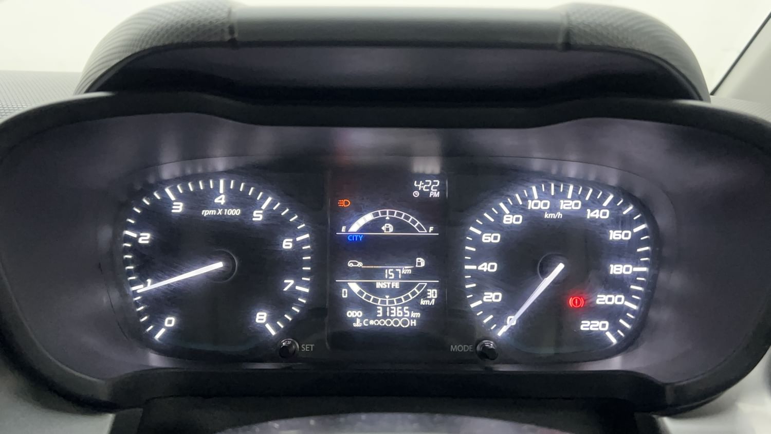 New Tata Altroz interior CLUSTERMETER VIEW