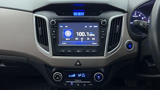 Used 2017 Hyundai Creta [2015-2018] 1.6 SX Plus Auto Petrol Petrol Automatic interior MUSIC SYSTEM & AC CONTROL VIEW