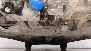 Used 2022 Hyundai Aura SX Plus 1.2 AMT Petrol Petrol Automatic extra FRONT LEFT UNDERBODY VIEW