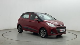 Used 2017 Hyundai Grand i10 [2017-2020] Sportz (O) AT 1.2 Kappa VTVT Petrol Automatic exterior RIGHT FRONT CORNER VIEW