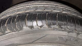 Used 2017 Hyundai Grand i10 [2017-2020] Sportz (O) AT 1.2 Kappa VTVT Petrol Automatic tyres LEFT FRONT TYRE TREAD VIEW