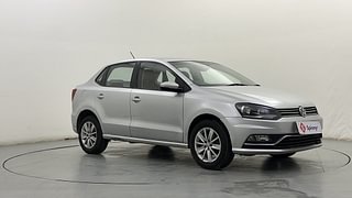 Used 2017 Volkswagen Ameo [2016-2020] Highline1.2L (P) Petrol Manual exterior RIGHT FRONT CORNER VIEW