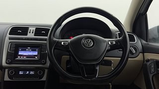 Used 2017 Volkswagen Ameo [2016-2020] Highline1.2L (P) Petrol Manual interior STEERING VIEW